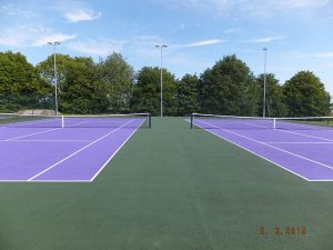 Tennis courts in Sproatley Houghton